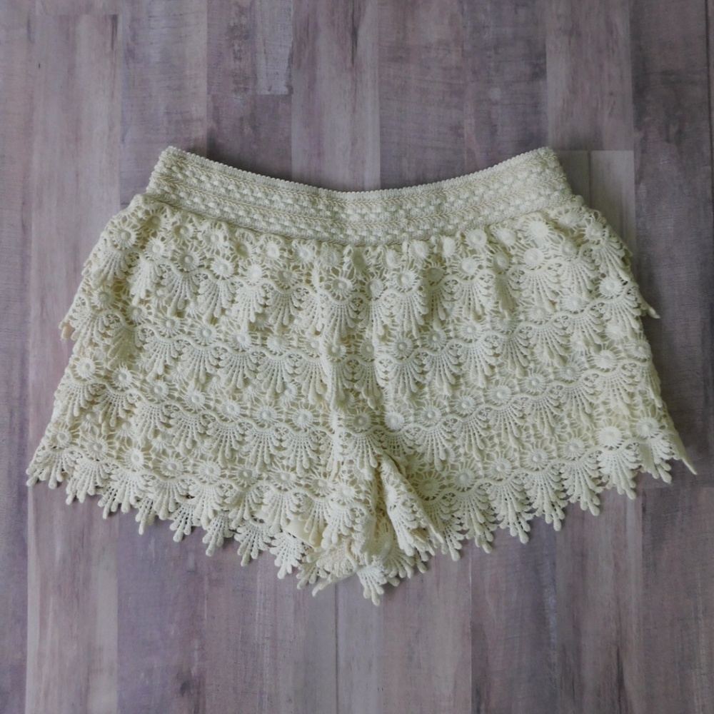 Forever 21- Crochet Shorts